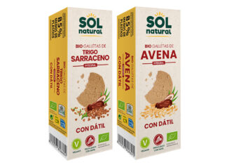 Galletas endulzadas solo con dátiles, de Sol Natural