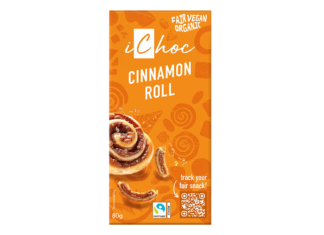 Chocolate vegano cinnamon roll, de iChoc