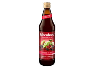 11 Plus 11 Zumo Multifrutas Rojo, de Rabenhorst