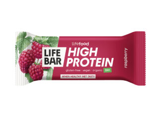 Barrita de Proteína Sabor Frambuesa 40 g, de Lifefood