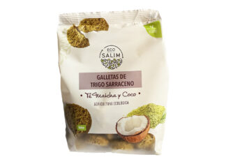 Galletas Bio de Trigo Sarraceno con Té Matcha y Coco, de EcoSalim