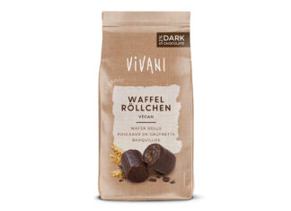 Barquillos con Chocolate Negro con un 52% de Chocolate Negro, de Vivani