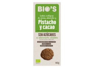 Galleta de Pistacho y Cacao sin Azúcar Añadido ni Edulcorante Gama Bio’s, de Artipa