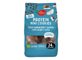Mini Cookies Protein Cacao y Coco, de El Granero