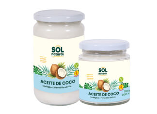 Aceite de coco de primera presión en frío, de Sol Natural