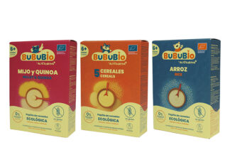 Papillas ecológicas de cereales, de BuBuBio