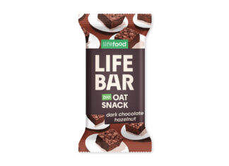 Life Bar de chocolate negro y avellanas, de Lifefood