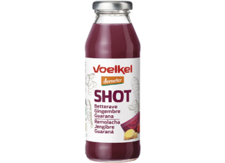 Shot remolacha, jengibre y guaraná, de Voelkel