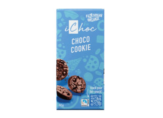 Choco Cookie – Chocolate vegano con galletas de cacao, de iChoc