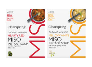 Sopas Instantáneas de Miso, de Clearspring
