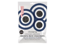 Crackers de arroz integral japonés, de Clearspring