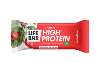 Barrita proteica de fresa, de Lifefood