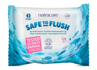 Papel higiénico húmedo Safe to Flush, de Natracare